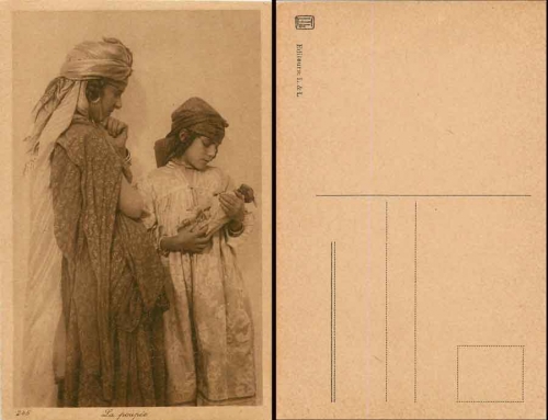 Arabien Frauen im Islam Mädchen mit Puppe *ca.1930