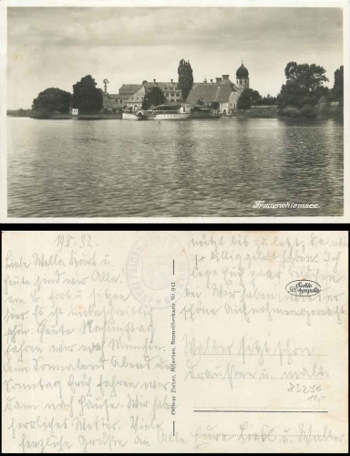 83256 Frauenchiemsee gebr. 19.8.1932