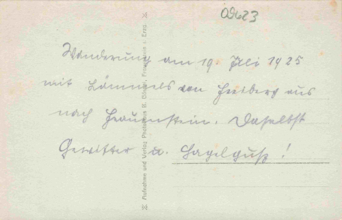 Frauenstein, Ore Mountains, gebraucht 1925