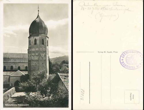 Frauenwoerth am Chiemsee Klosterkirche gebr. 1936