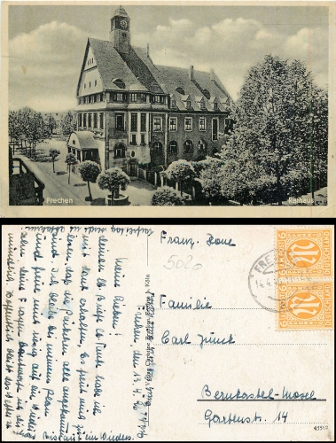50859 Frechen Rathaus o 14.4.1946