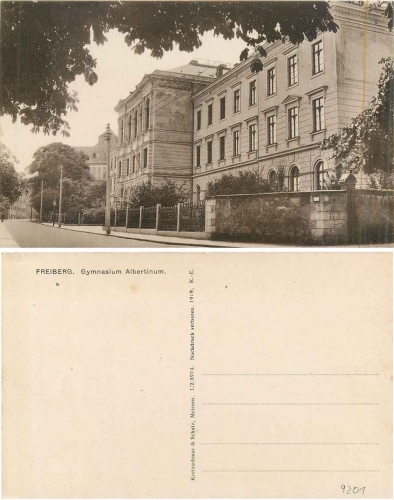 09599 Freiberg Sachsen Gymnasium Albertinum, * 1919