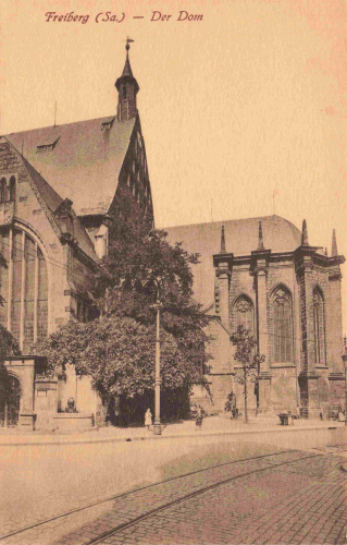 Freiberg Sachsen Dom * um 1920