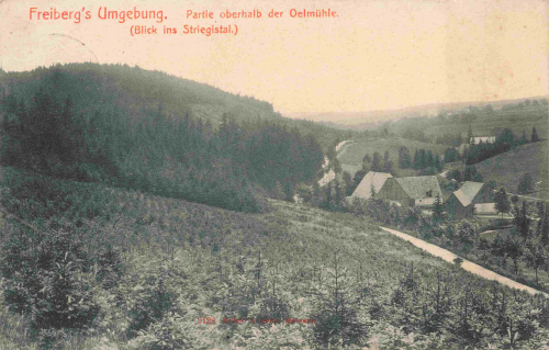 Oberschöna Freiberg Sachsen Oelmühle im Striegistal o 1910