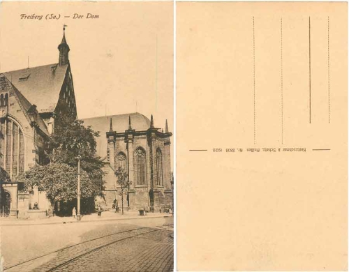 Freiberg Sachsen Dom * ca. 1925