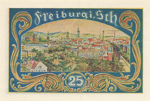 Freiburg Schlesien Świebodzice Notgeldschein 1921