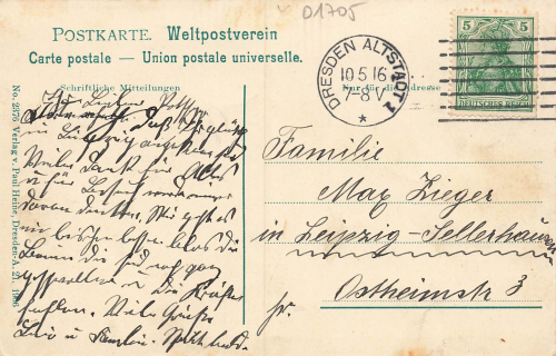 01705 Freital Deuben mit Windberg o 1916