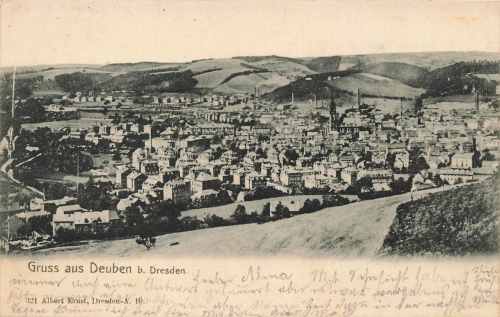 01705 Freital Deuben  o 1908