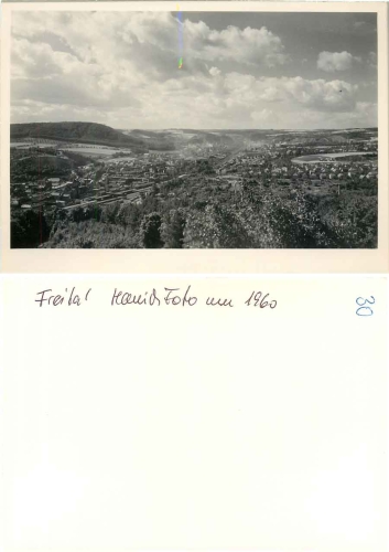 01705 Freital Hainsberg Druckvorlage um 1960 Hanich Foto