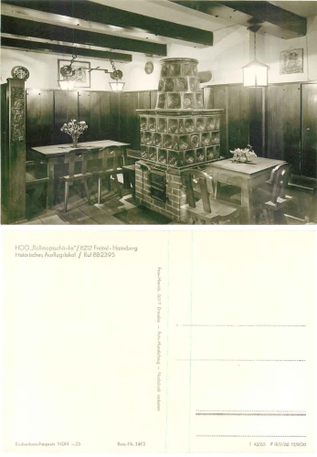 01705 Freital Hainsberg Rollmopsschänke Innenansicht*1965 Hanich1412