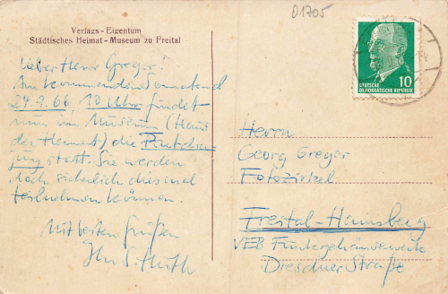 01705 Freital Forsthaus auf dem Windberg o um 1960