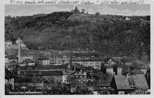 01705 Freital mit Juchhoehe o 1951