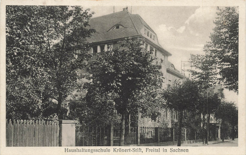01705 Freital Hauhaltungsschule Kroenert Stift o 1930
