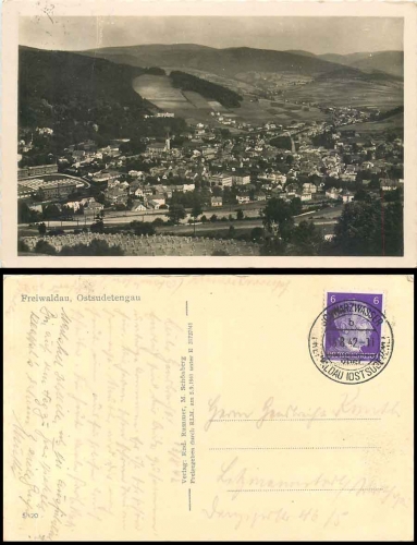 Freiwaldau Ostsudetengau o 15.8.1942