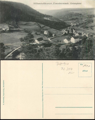 Freudenstadt Christophstal *ca. 1910
