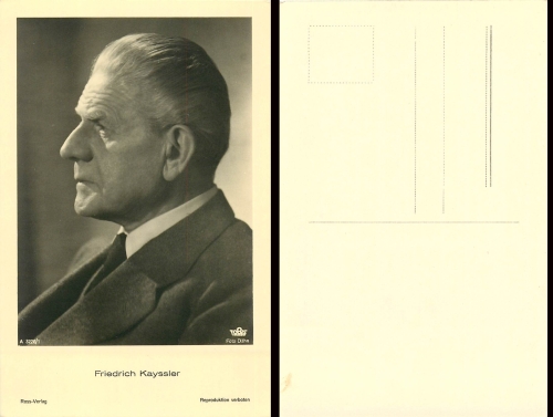 Friedrich Kayssler, Ross, A 3226/1