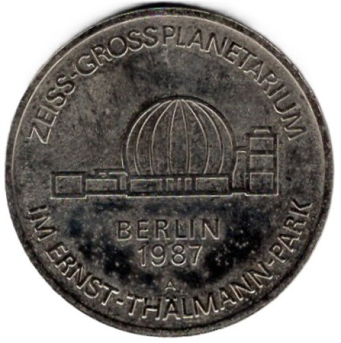 Friedrich Simon Archenhold Zeiss Grossplanetarium Berlin 1987  Medaille