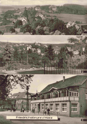 Friedrichsbrunn Mehrbildkarte o 1969