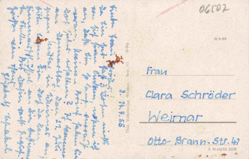 Friedrichsbrunn Restaurant schwarzer Adler gebraucht 1955