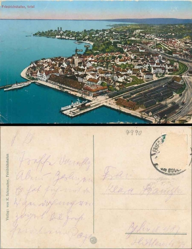 Friedrichshafen train station o circa 1920