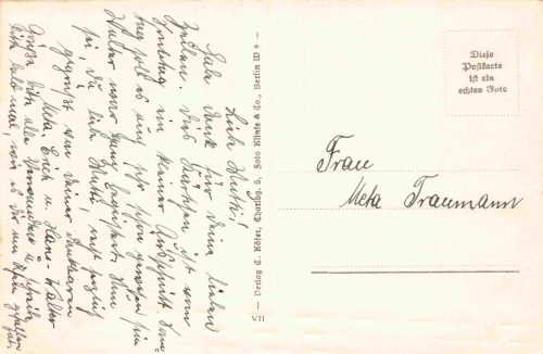 Friedrichshain Berlin Stralauer Fischzug Alte Ansichtskarte gebraucht um 1930
