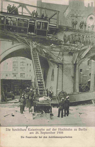 Friedrichshain-Kreuzberg, Berlin: Elevated Railway Disaster, 1908