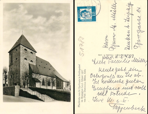 Frielingsdorf Lindlar Kirche o 3.4.1963