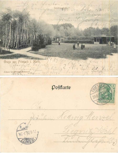 14662 Friesack Mark Schützenplatz o 20.6.1903