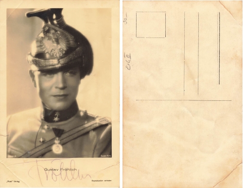 Froehlich Gustav original autograph Ross-Verlag 6261-1