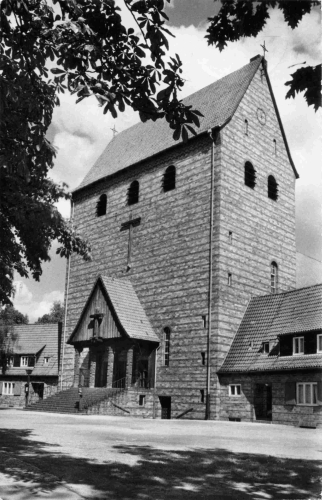 Frohnau Berlin evangelische Johanneskirche o 1960