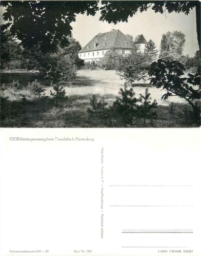 16798 Fuerstenberg Kindergenesungsheim Damshoehe *1962 Hanich0283