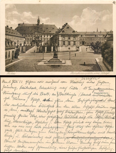 Fulda Bonifaciusplatz Schloss gebr. 1.7.22