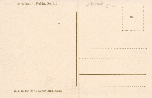 Fulda  Schloß *ca.1940