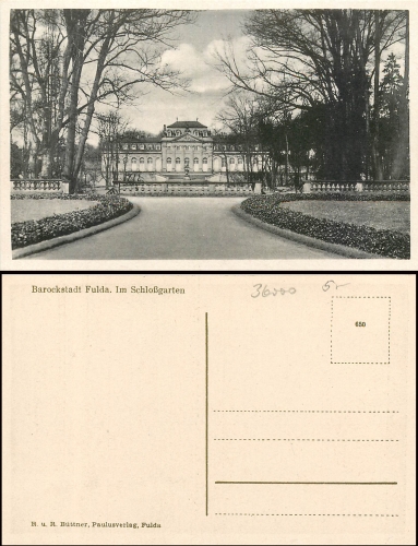 Fulda Castle Garden * around 1920