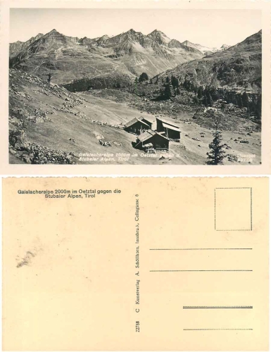 Gaislacheralpe * ca. 1930