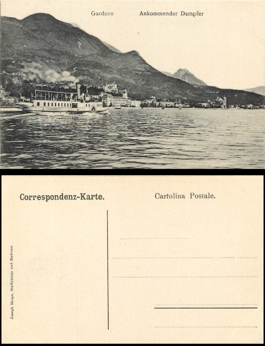 Gardone Dampfer um 1920