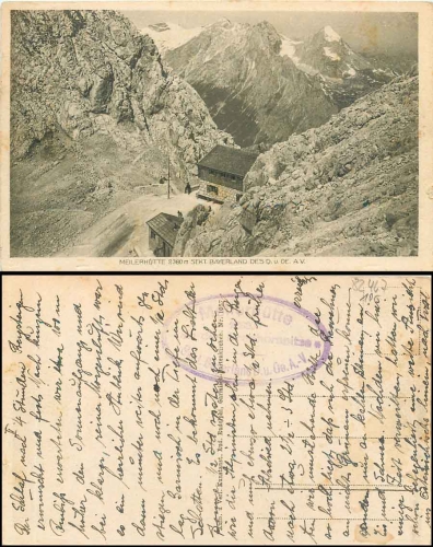 82467 Garmisch-Partenkirchen Meilerhütte gebr. ca. 1920