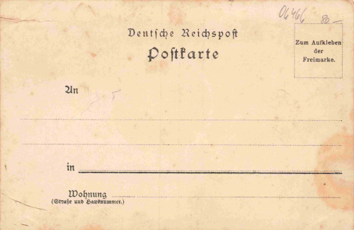 06466 Gatersleben Litho Postamt Bahnhof o 2.10.1902
