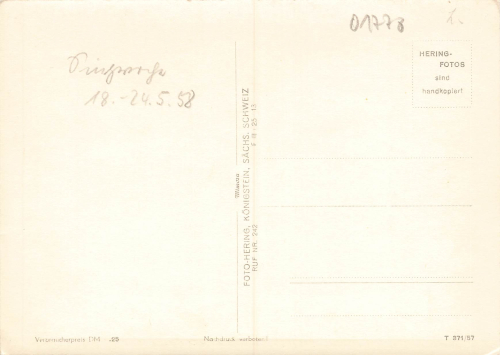 01778 Geising Erzgebirge mit Kohlhaukuppe * 1959