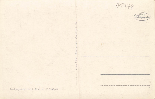 01778 Geising Erzgebirge * um 1940