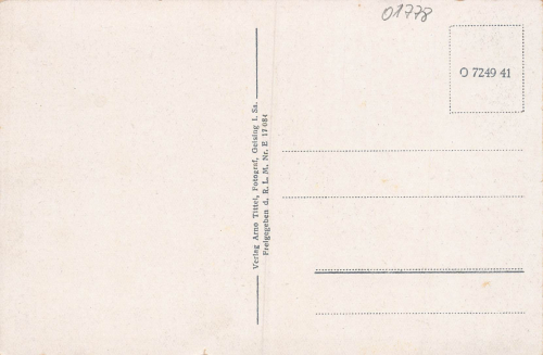01778 Geising Erzgebirge * um 1940