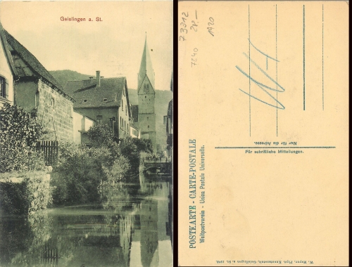 73312 Geislingen an der Steige *1908