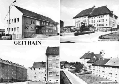 04743 Geithain Mehrbildkarte * 1981
