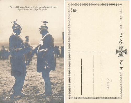 General Graf Häseler und Graf Zeppelin *ca.1915