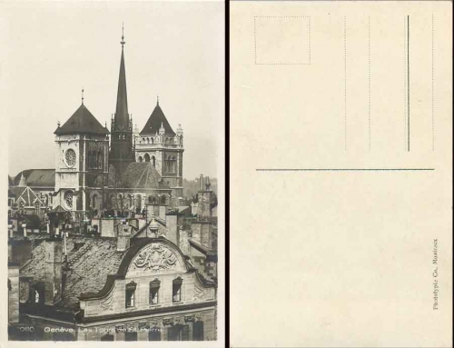 Geneve Les Tours de St. Pierre *ca. 1930