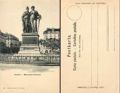 Geneve Monument National *ca. 1900