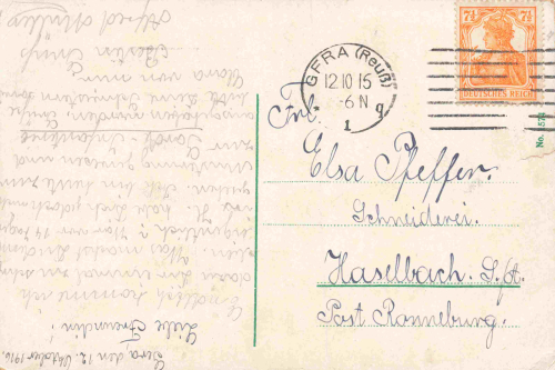 Gera Thüringen Krematorium Ostfriedhof o 1916