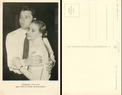 Gerard Philipe & Christiane Minazzoli, Best. Nr. 591