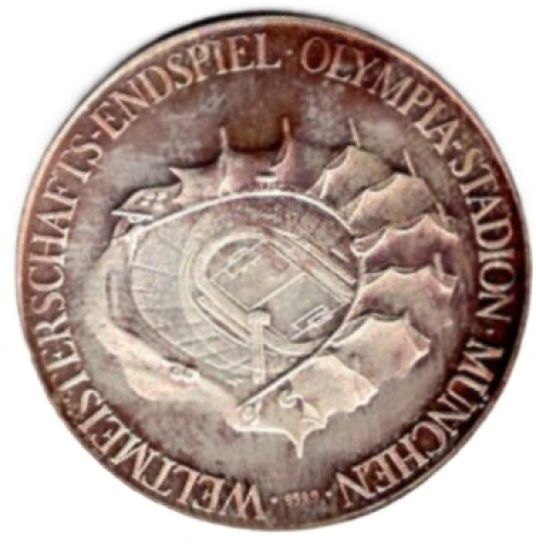 Deutschland Silbermedaille Fußball WM Weltmeisterschaft 1974