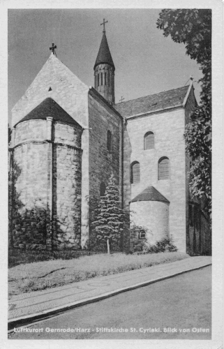 06485 Gernrode Harz St Cyriakikirche * um 1950